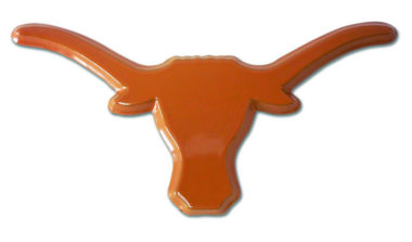 University of Texas Longhorn Orange Powder-Coated Emblem image