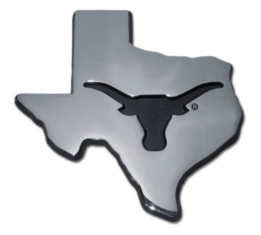 University of Texas State Shape Chrome Emblem image