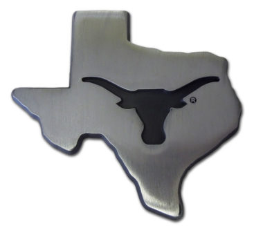 University of Texas State Shape Matte Chrome Emblem image