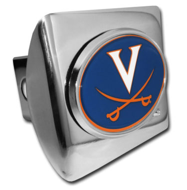 University of Virginia Navy Chrome Hitch Cover image