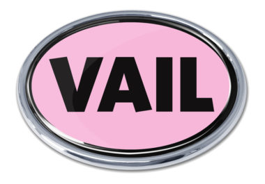 Vail Pink Chrome Emblem image