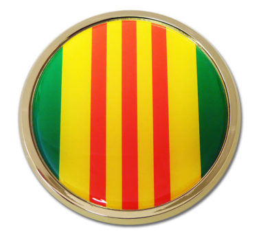 Vietnam Seal Chrome Emblem