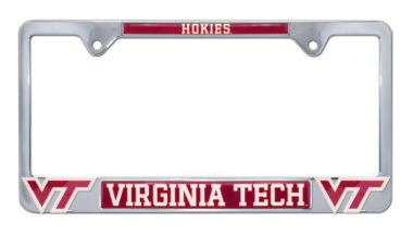 Virginia Tech Hokies 3D License Plate Frame image