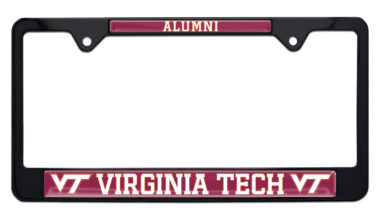 Virginia Tech Alumni Black License Plate Frame image