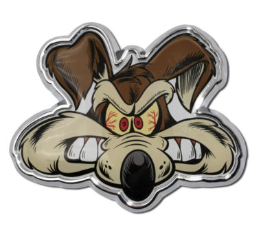 Wile E. Coyote Chrome Emblem