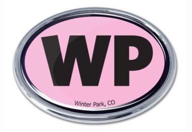 Winter Park Pink Chrome Emblem