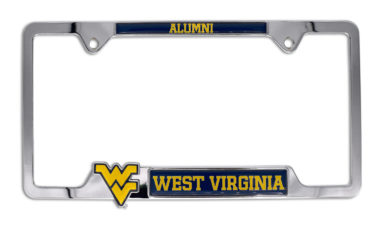 West Virginia 3D Alumni License Plate Frame image