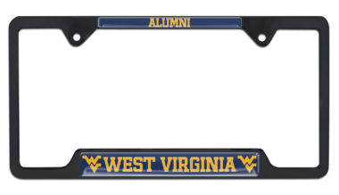 West Virginia University Alumni Black License Plate Frame