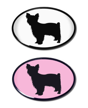 Yorkie 3D Decal 2-Pack