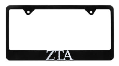 ZTA Black License Plate Frame image