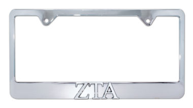 ZTA Chrome License Plate Frame image