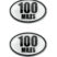 100 Mile Ultra Marathon Chrome Emblem Minis image 1