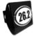 26.2 Marathon Emblem on Black Hitch Cover image 1