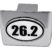 26.2 Marathon Emblem Chrome Hitch Cover image 3