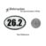 26.2 Marathon Black and White Chrome Emblem Minis image 2