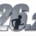 26.2 Marathon Male Runner Chrome Emblem image 1