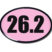 26.2 Pink Marathon 3D Decal 2-Pack image 5