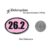 26.2 Marathon Pink Chrome Emblem Minis image 2