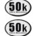 50K Ultra Marathon 3D Decal 2-Pack image 1