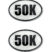 50K Ultra Marathon Chrome Emblem Minis image 1