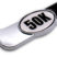 Ultra Marathon 50 k Runners License Plate Frame image 4