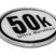 Ultra Marathon 50 k Chrome Emblem image 2