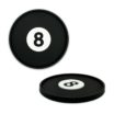 8 Ball Silicone Car Coasters image 1