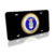 Air Force Seal on Black License Plate image 1