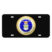 Air Force Seal on Black License Plate image 2