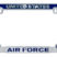 Air Force Blue 3D License Plate Frame image 1