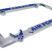 Air Force Retired Blue 3D License Plate Frame image 2