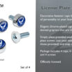 Air Force License Plate Frame Screws image 5