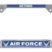 Full-Color Air Force Retired Open License Plate Frame image 1