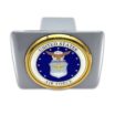 Air Force Seal Matte Chrome Metal Hitch Cover image 5