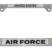Air Force 3D Chrome Metal License Plate Frame image 1