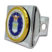Air Force Seal Emblem on Chrome Hitch Cover image 2