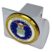 Air Force Seal Emblem on Chrome Hitch Cover image 3