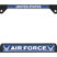 Full-Color US Air Force Black Open License Plate Frame image 1