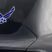 Air Force Wings Blue 3D Reflective Decal image 3