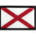 Alabama Flag Black Metal Car Emblem image 1