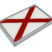 Alabama Flag Chrome Emblem image 3
