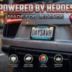 Aquaman Black License Plate Frame image 2