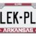 Arkansas Alumni Chrome License Plate Frame image 2