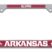 Arkansas Alumni Chrome License Plate Frame image 1