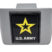 Army Brushed Hitch Cover image 2