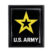 Army Black Metal Emblem image 1