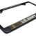 US Army 1775 Black Metal Standard Size License Plate Frame image 4