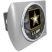 Army Camo Brushed Hitch Cover image 1