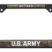 Army Retired Black Metal Standard Size License Plate Frame image 1