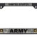 Full-Color Army US Camo Black License Plate Frame image 1